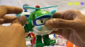 Robocar Poli Toys Transform Robot | Poli Amber Roi Helly Mark Baki - MyToys