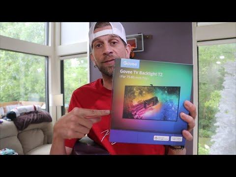Govee Envisual TV Backlight T2 Full Setup & Upgrade From Govee Immersion Kit With Demo! смотреть онлайн