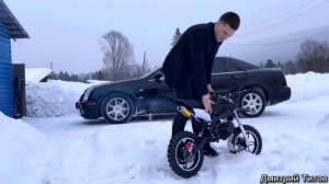 Первый запуск нового детского Питбайка Орион 50 Из коробки