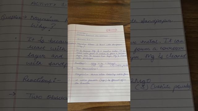 Activity 1.1 | Chapter 1 | Chemical reactions and equations | Class 10 Science смотреть онлайн