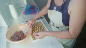 Пополнила морозилку пельменями)) С мамой прикупили штанишки 😊