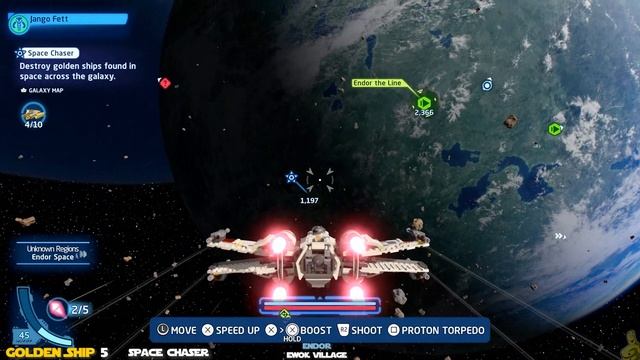 Lego Star Wars The Skywalker Saga: Space Chaser Challenge (Golden Ship Locations) - HTG смотреть онлайн