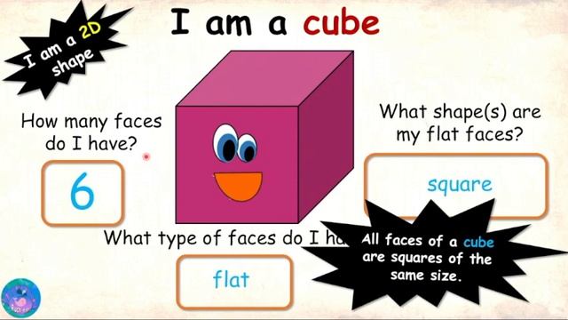Let's meet the shapes - Part 2 | 3 dimensional shapes | cube and cuboid смотреть онлайн