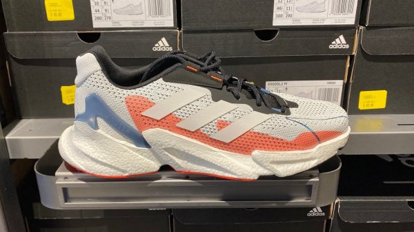 Adidas X9000L4 Mens (Cloud White/Core Black/Solar Red) - Product Code: S23670