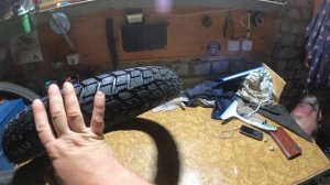 Как поставить безкамерную покрышку на мопед альфа