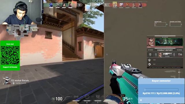 TUTOR RIP AIM ADA DI SINI DEK! - LIVE VALORANT смотреть онлайн