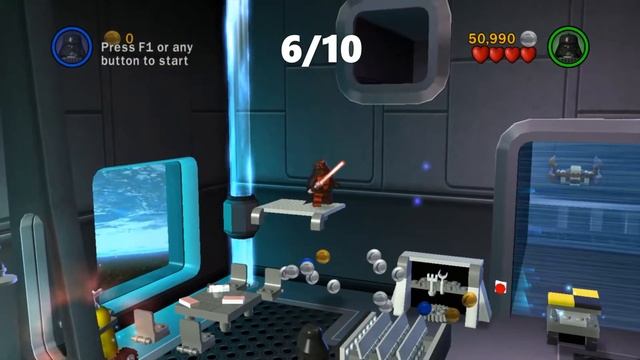 Lego Star Wars: TCS - Negotiations - Episode 1 Chapter 1 - ALL MINIKITS & POWER BRICK смотреть онлайн