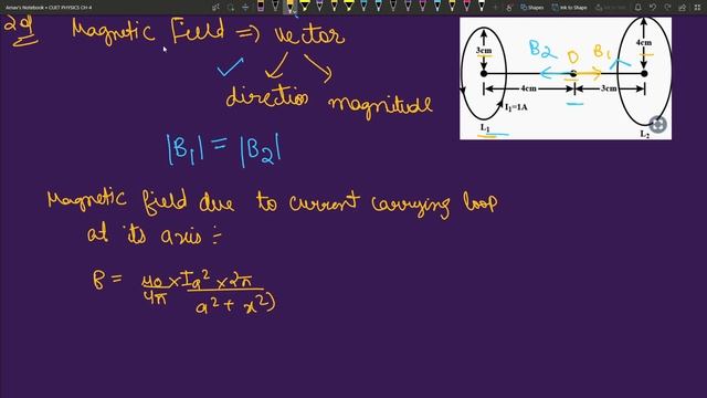 Q4. Two co-axial circular loop L1 and L2 of radii 3 cm and 4 cm ...| CUET | Physics 12 смотреть онлайн