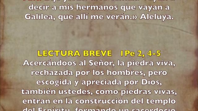 Oración de la tarde (Vísperas), MARTES DE LA OCTAVA DE PASCUA | Padre Sam смотреть онлайн