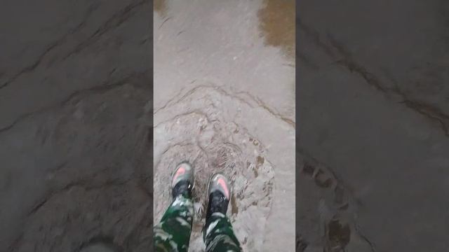 Улица течëт: огромные лужи после дождя в Москве 26.07.2023. Район метро ВДНХ, гостиница "Космос" смотреть онлайн