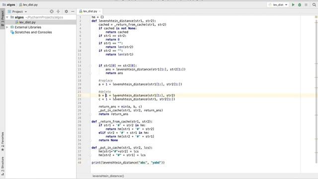 Intuitive solution for Levenshtein Distance смотреть онлайн
