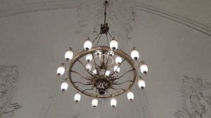 Наземный вестибюль с портиками -Купольный аванзал -Эскалаторы - на станции #метро Комсомольская-КЛ