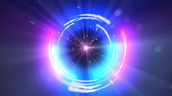 4K Glowing Neon rings ~Purple Blue Retro Effect~ FREE HD 4K Motion Background for Edits AA-vfx