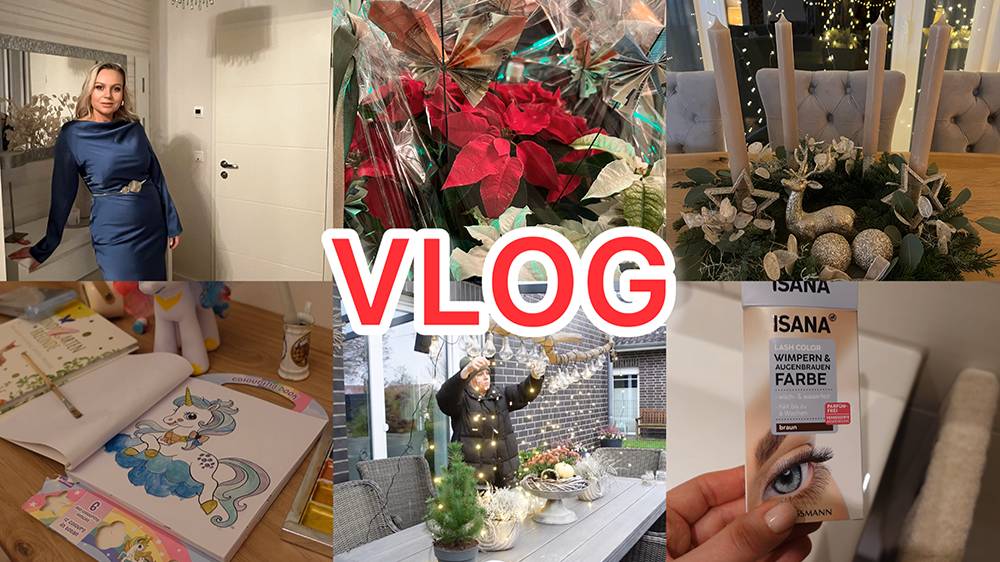 VLOG🇩🇪: ПОДАРОК НА ДЕНЬ РОЖДЕНИЯ 🎁/ СДЕЛАЛА ВЕНОК😍🎄КРАСКА ДЛЯ БРОВЕЙ смотреть онлайн
