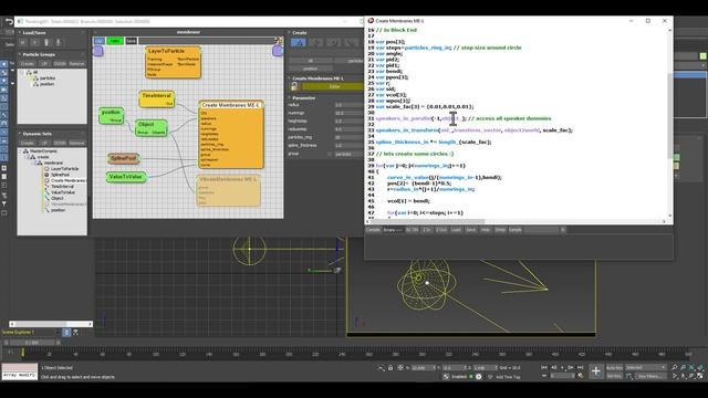 Free 3ds Max Tutorial: Procedural Splines Animation; creating a membrane with thinkingParticles смотреть онлайн