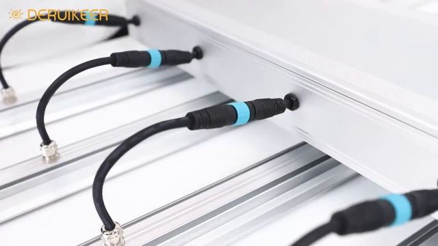 Deruikeer 640Watts DK08B LED Grow Light unboxing, assembly. смотреть онлайн