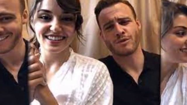 Hande Erçel and Kerem Bürsin were caught in the middle of the fire! смотреть онлайн