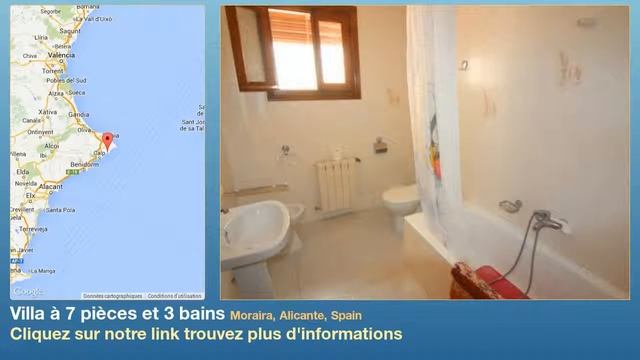 Villa à 7 pièces et 3 bains à vendre à Moraira, Alicante, Spain смотреть онлайн