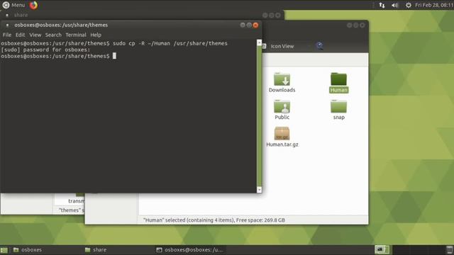 Перенос оформления с Ubuntu 8.04 на Ubuntu 18.04 смотреть онлайн