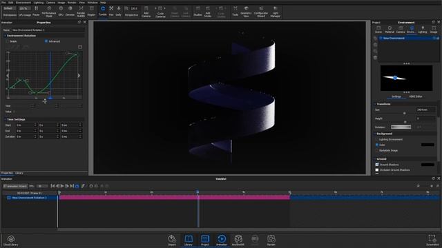 KeyShot Quick Tip - Environment Rotation Animation