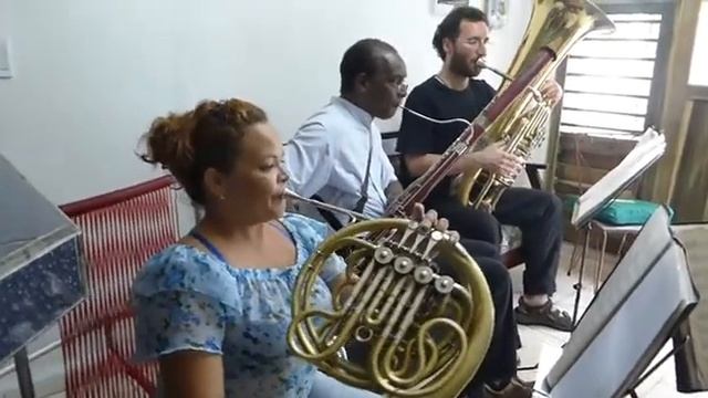 Quinteto de Santiago de Cuba, répétition, La comparsa, avril 2018 смотреть онлайн