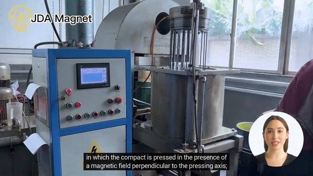 Manufacturing Process for Sintered Neodymium Magnets#Step4 Pressing in Magnetic Field Process смотреть онлайн