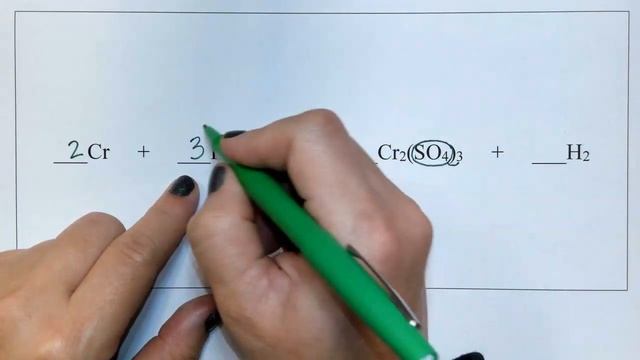 Cr + H2SO4 → Cr2SO43 + H2 смотреть онлайн