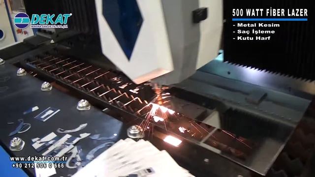 Fiber Lazer 500 Watt Metal ve Sac Kesim Lazeri смотреть онлайн