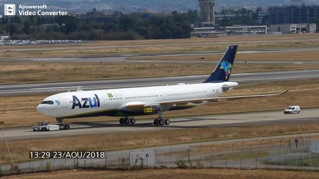 FIRST A330-900 AZUL BRAZIL Airlines / F-WWYP / MSN1876 смотреть онлайн