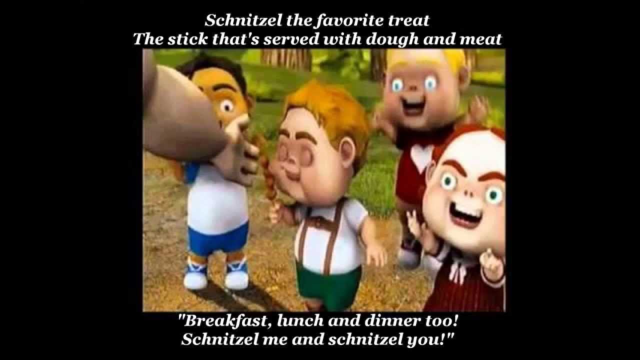 Hoodwinked - The Schnitzel Song (with lyrics) смотреть онлайн