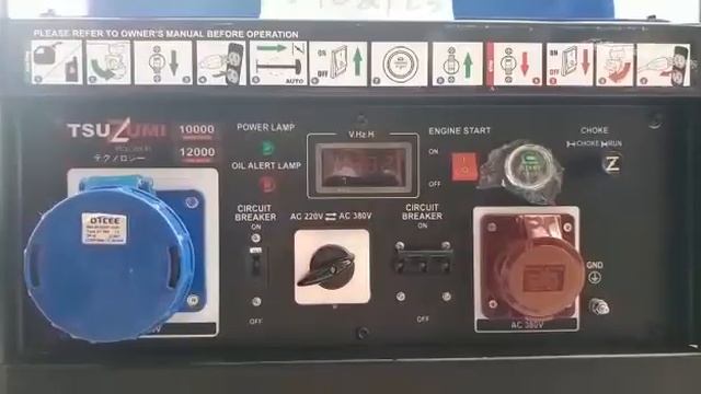 Pengetesan Genset Bensin 15 Kva 3 Phase 12000 Watt Tsuzumi Tg 15000-3 смотреть онлайн