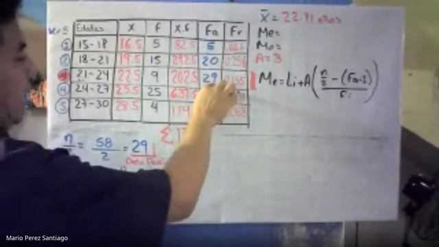 Ejercicio completo, moda, media, mediana смотреть онлайн