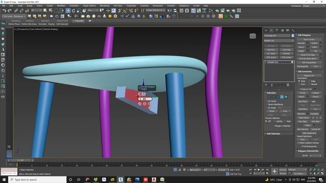 Chair Modeling in 3DS MAX | Complete Spline Modeling Tutorial смотреть онлайн