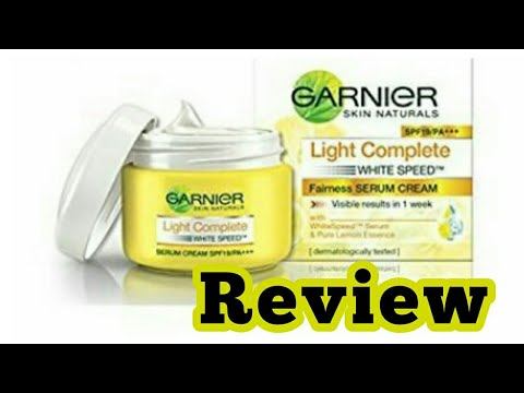 GARNIER Light Complete Fairness SERUM Cream SPF 19 / PA +++ REVIEW смотреть онлайн