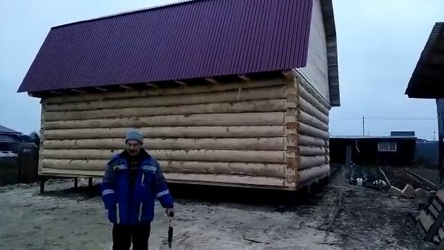 Октябрь 2022: Видеоотзыв на заказ сруба от компании "СрубБаниДома" смотреть онлайн