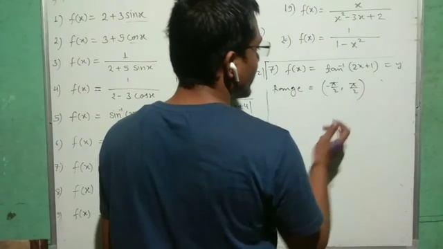Domain and Range of cos^-1(3x +2), tan^-1(2x +1), sin^-1(x^2) and cos^-1(x^2) | Class-11th | lec-11 смотреть онлайн