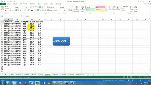 Conditional Formatting with Formulas смотреть онлайн