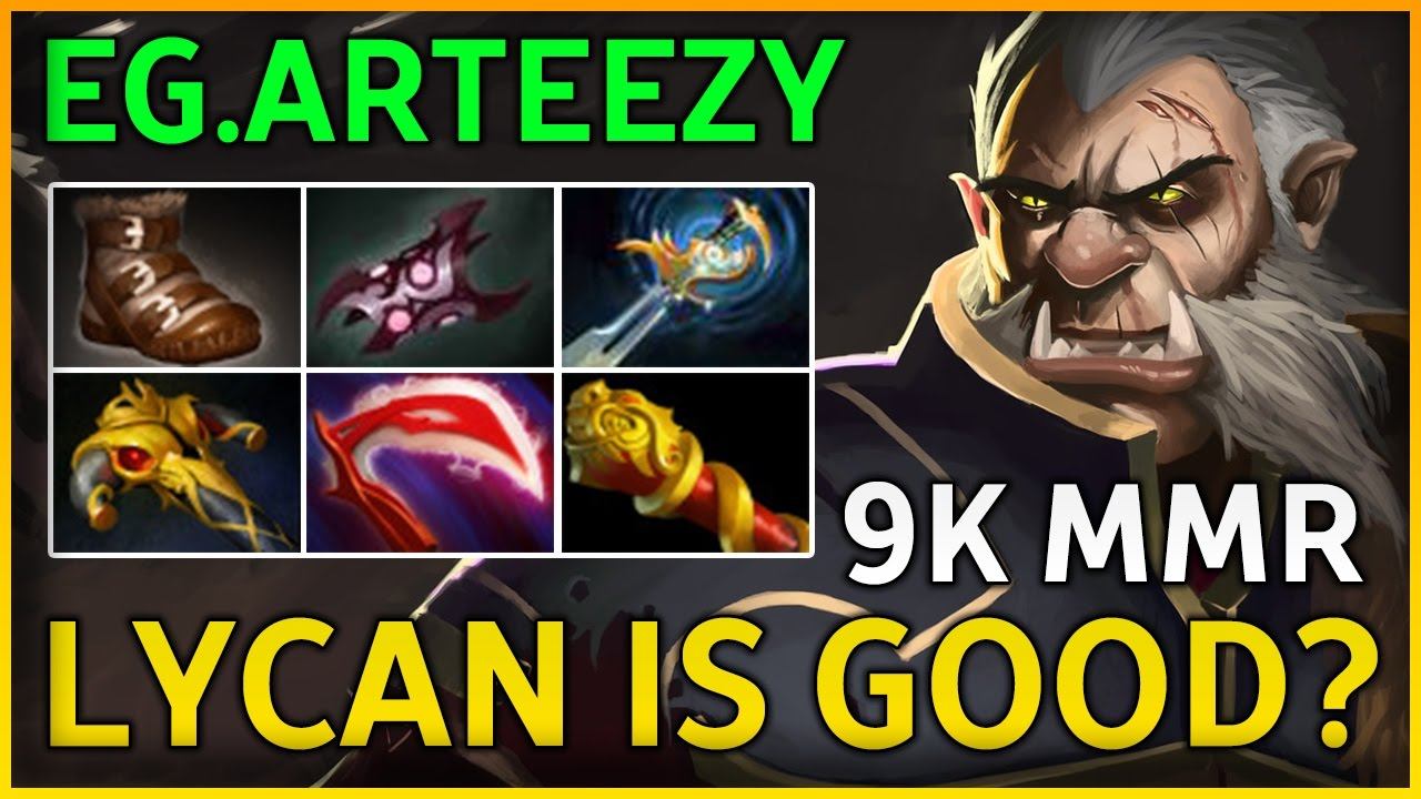 Arteezy - 9K Safe Lane Lycan - LYCAN IS GOOD? | Dota 2 VOD Full Game Pro Guide Gameplay смотреть онлайн