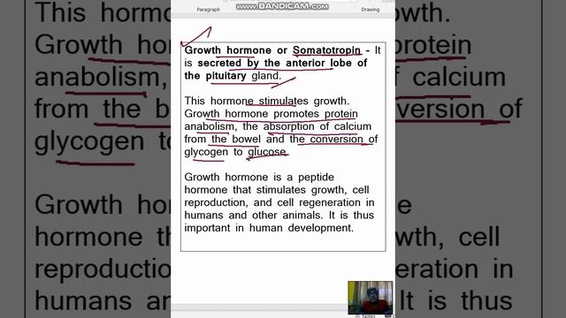 Growth hormone or Somatotropin – It is secreted by the anterior lobe of the pituitary gland. смотреть онлайн
