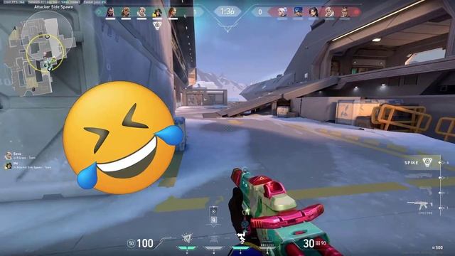 Funny Valorant Gameplay xD (Singing, Shouting , Kidding, Fun) смотреть онлайн