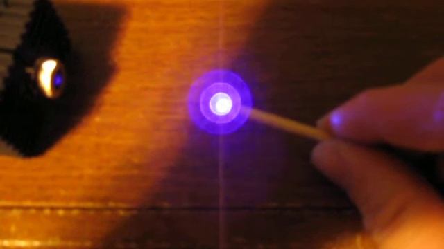 405nm UV Laser Diode lights a match смотреть онлайн