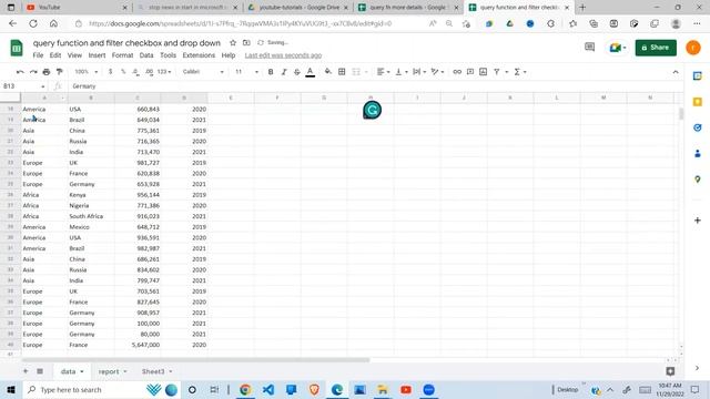 GOOGLE SHEETS - QUERY FUNCTION TO FILTER DATA BASED ON SINGLE OR MULTIPLE SELECTIONS IN CHECKBOXES. смотреть онлайн