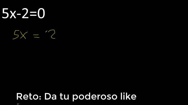 5x-2=0 ecuacion lineal con x menos x . Ecuacion simple , basico смотреть онлайн