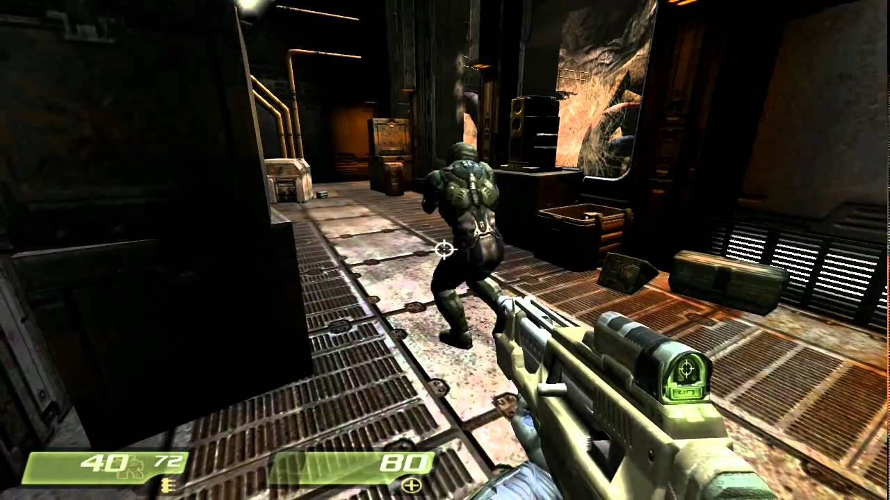 Quake 4 - Walkthrough - Part 1 [720p] смотреть онлайн