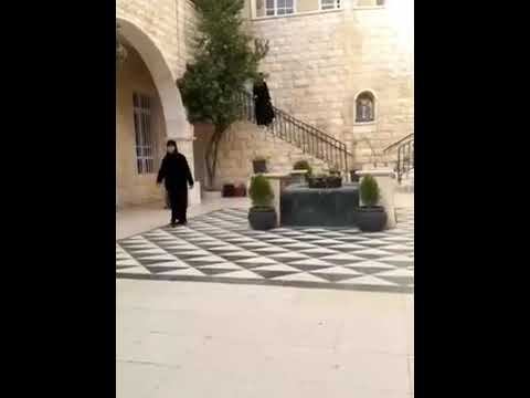 نشيد الألحان البيزنطية بصوت الاب بندلايمون فرح وصور من اديره سوريا