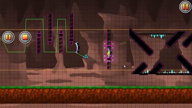 Geometry Dash Создание второй части уровня Waterflame смотреть онлайн