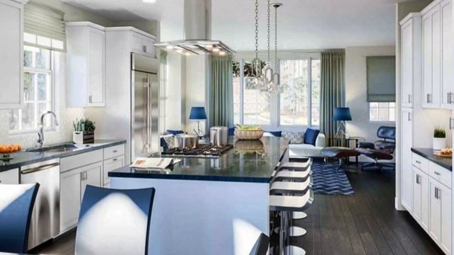 Living, Kitchen, Dining Rooms Together | Modern Open Space Concept Ideas, #10 смотреть онлайн