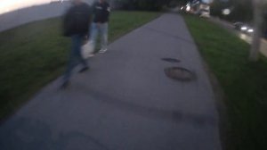 На дырчике Веломотор F80 по вечернем городу