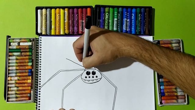 Рисуем паука-охотника из мультика Букашки 2/ Minuscule 2/We draw a spider from the cartoon Minuscule смотреть онлайн