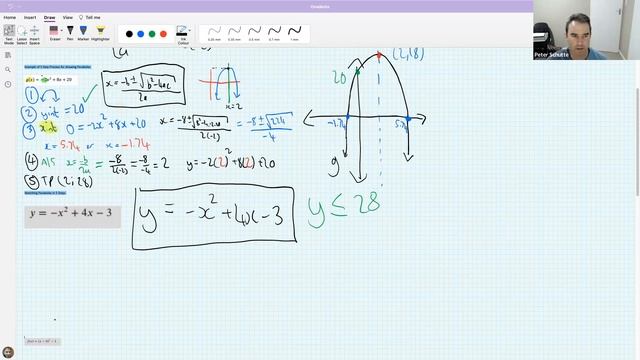 Grade 11 - Functions: Straight Line, Parabola, Hyperbola, Exponential (drawing quadratic functions) смотреть онлайн